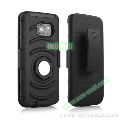 HOT Products 3 in 1 Phone Case with Ring Holder for Samsung Galaxy S7 Case